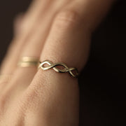 Picture of infinity eternity ring band engagement