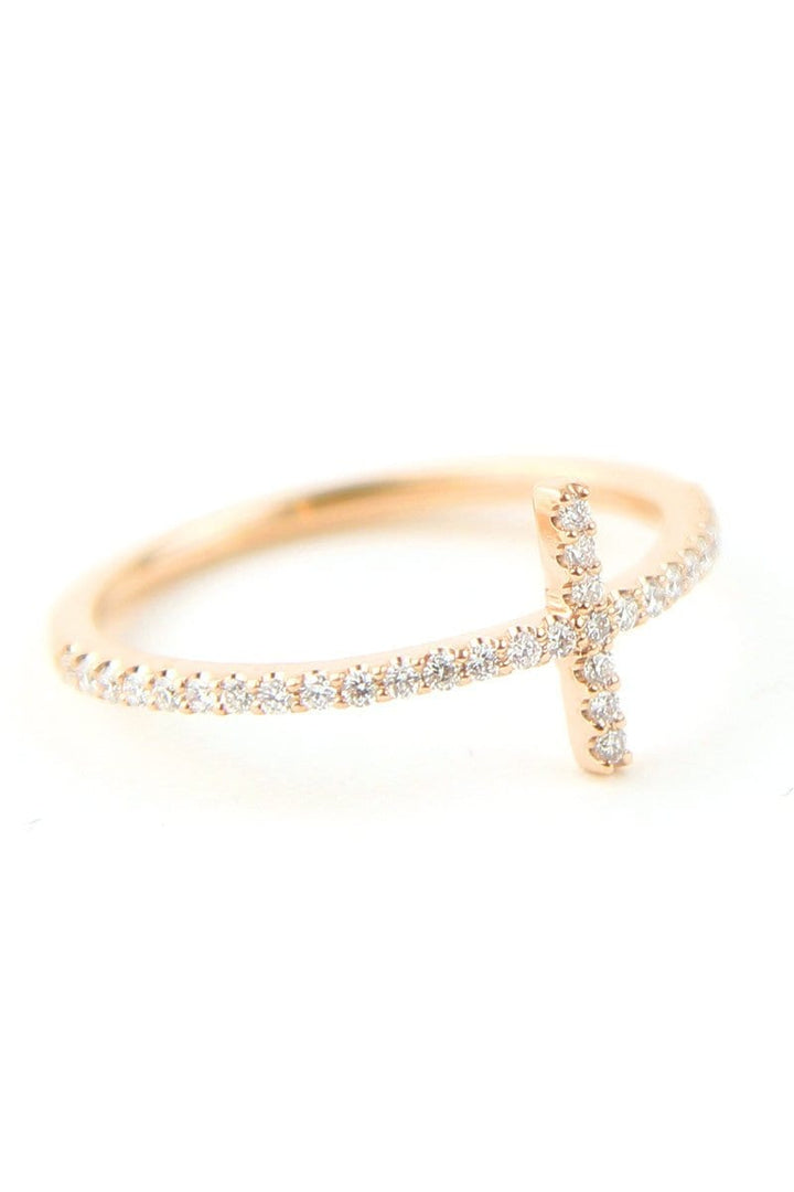 Picture of diamond cross ring diamond ring cross