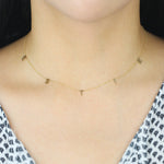 Load image into Gallery viewer, Picture of initial necklace name necklace four
