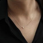 Load image into Gallery viewer, Picture of pearl necklace 45mm natural freshwater
