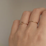 Load image into Gallery viewer, Picture of wedding band wedding ring 14k gold band
