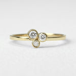 Load image into Gallery viewer, Picture of triple diamond ring three diamond ring
