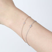 Picture of diamond solitaire bracelet solitaire
