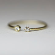 Picture of diamond wedding ring diamond open ring