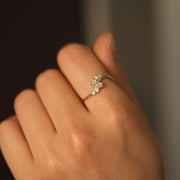 Picture of natural australian opals and diamonds