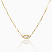 Picture of marquise diamond solitaire necklace