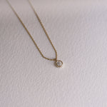 Load image into Gallery viewer, Picture of diamond solitaire necklace diamond
