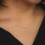 Load image into Gallery viewer, Picture of diamond solitaire necklace diamond
