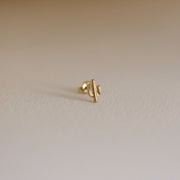Picture of dainty cactus studs 14k solid gold