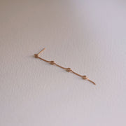 Picture of 14k solid gold beads by yard chain drop