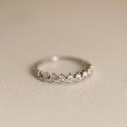 Picture of half eternity diamond ring diamond