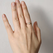 Picture of pear shape opal solitaire ring double