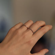 Picture of twist ring twist rope ring 14k gold ring
