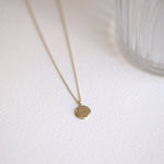 Load image into Gallery viewer, Picture of personalized message necklace round
