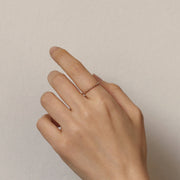 Picture of minimalist soft chain ring 2mm bead ball