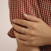 Picture of gold ring solid 14k gold ring h ring