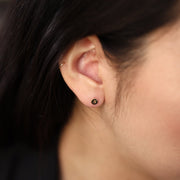 Picture of initial studs monogram stud solid gold