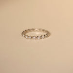 Load image into Gallery viewer, Picture of diamond wedding band diamond ring full
