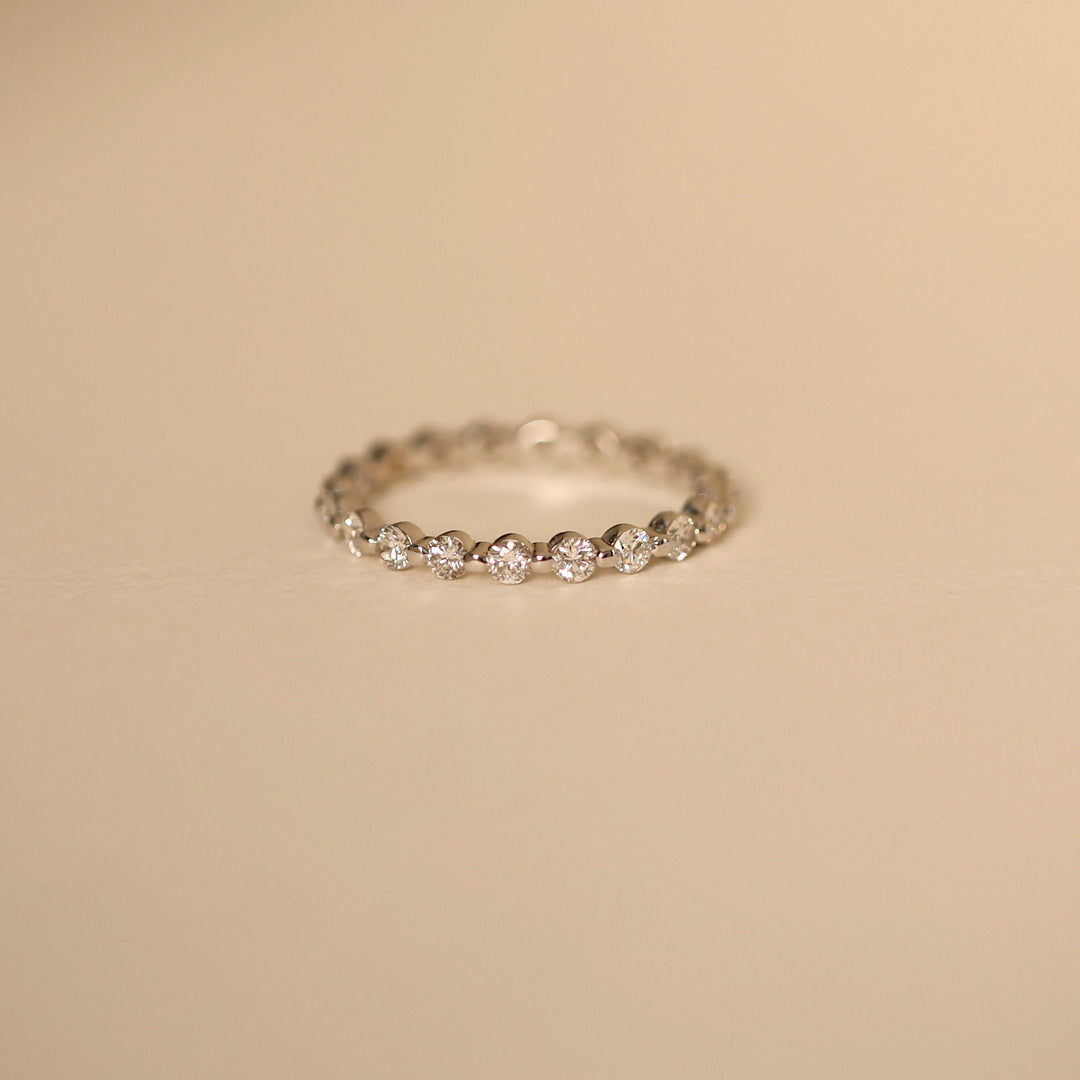 Picture of diamond wedding band diamond ring full