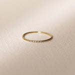 Load image into Gallery viewer, Picture of minimalist wedding band diamond wedding
