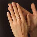 Load image into Gallery viewer, Picture of diamond cross ring diamond ring cross
