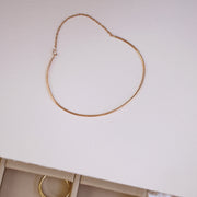 Picture of oval open bangle style bracelet half