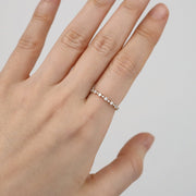 Picture of diamond ring half eternity ring 023 ctw