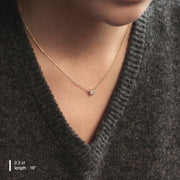 Picture of diamond solitaire necklace solitaire