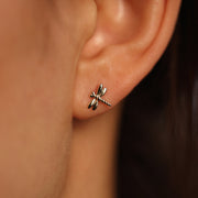 Picture of dragonfly stud earrings summer earrings