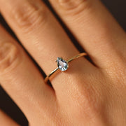 Picture of aquamarine solitaire ring aquamarine 1