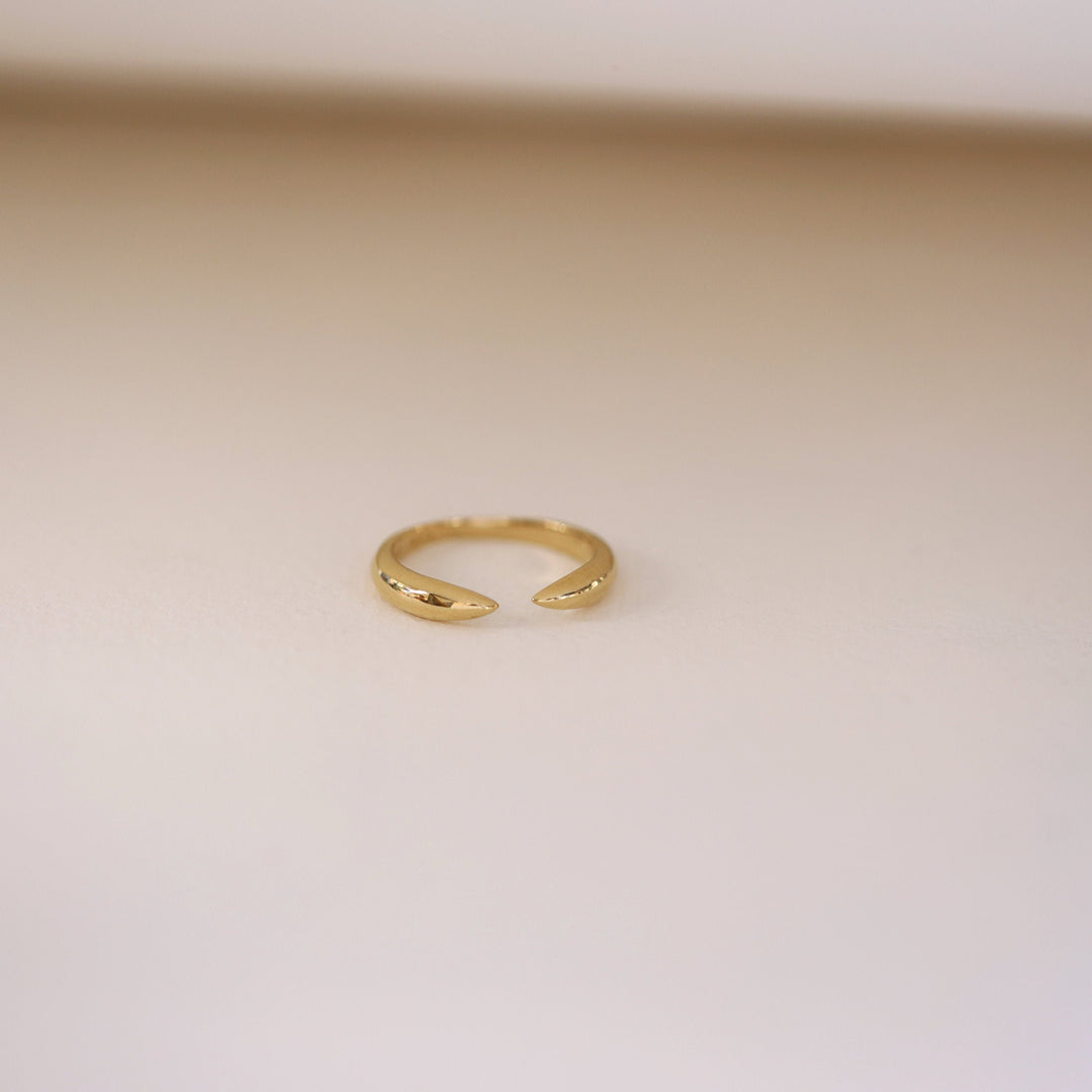 Picture of open cuff ring 14k gold open ring open