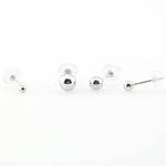 Load image into Gallery viewer, Picture of 10k 14k solid gold ball stud earrings
