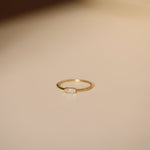 Load image into Gallery viewer, Picture of baguette white sapphire ring band
