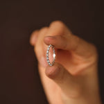 Load image into Gallery viewer, Picture of diamond wedding band diamond ring full
