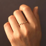 Picture of vintage art deco diamond wedding ring