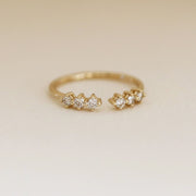 Picture of diamond large wedding band guard ring
