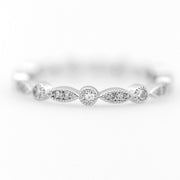 Picture of art deco diamond wedding ring vintage 2