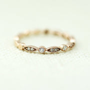 Picture of art deco diamond wedding ring vintage 1