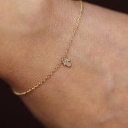 Picture of diamond bracelet hamsa charm bracelet