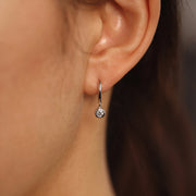 Picture of diamond earrings diamond huggies 14k 18k