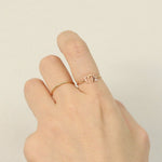 Load image into Gallery viewer, Picture of virgo zodiac sign diamond ring virgo
