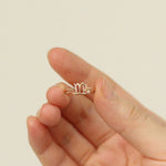 Load image into Gallery viewer, Picture of virgo zodiac sign diamond ring virgo
