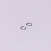 Picture of 9mm 14k gold hoop earrings 14k solid