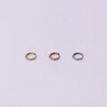 Load image into Gallery viewer, Picture of 9mm 14k gold hoop earrings 14k solid
