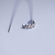 Picture of diamond cuff earring zig zag diamond