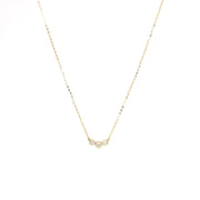 Picture of diamond necklace trio diamond pendant