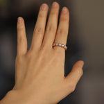 Load image into Gallery viewer, Picture of full eternity diamond wedding band total
