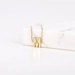 Load image into Gallery viewer, Picture of initial bracelet name bracelet 14k gold
