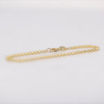 Load image into Gallery viewer, Picture of 14k solid gold ball chain bracelet 2mm
