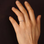 Load image into Gallery viewer, Picture of diamond initial ring diamond monogram
